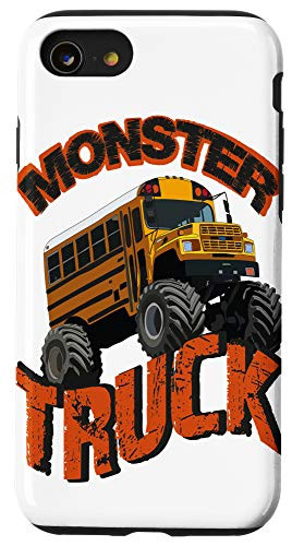 iPhone SE  2020    7   8 School Bus Monster Truck - Orange Rally Artwork Case