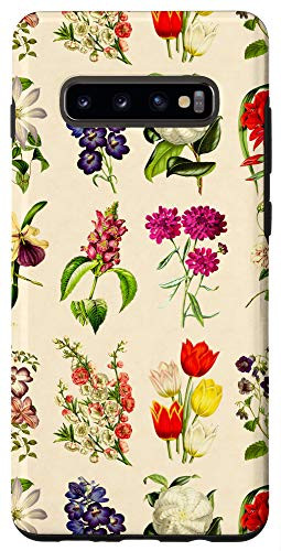 Galaxy S10Plus English Garden Vintage Botanical Flowers Case