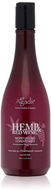 AGADIR Hemp  and  Red Wine Moisturizing Conditioner  14.5 Fl Oz