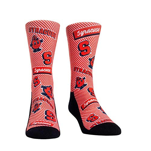 NCAA Super Premium College Fan Socks  S M  Syracuse Orange - Logo Statement