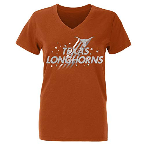 University of Texas Authentic Apparel NCAA Texas Longhorns University of Texas Ellie Short Sleeve T-Shirt  Texas Orange  Medium   UT200230023