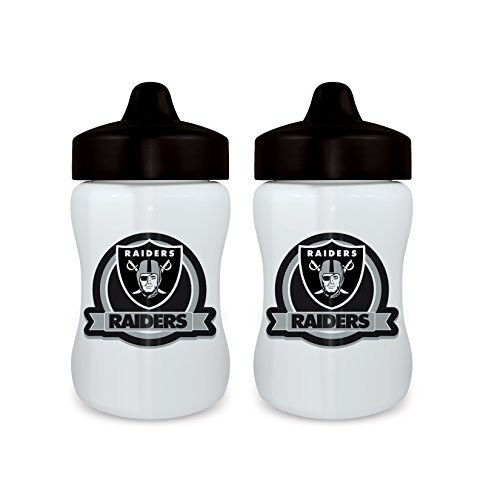 Baby Fanatic NFL Oakland Raiders Unisex OAR222Sippy Cup 2 Pack - Oakland Raiders Baby Fanatic NFL Oakland Raiders Unisex OAR222Sippy Cup 2 Pack - Oakland Raiders