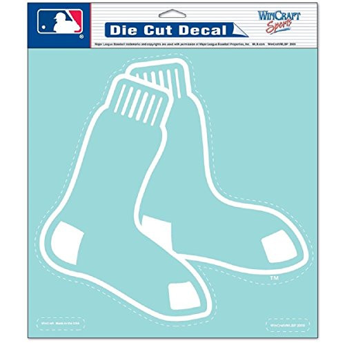 WinCraft MLB Boston Red Sox WCR18970091 Perfect Cut Decals  8" x 8"