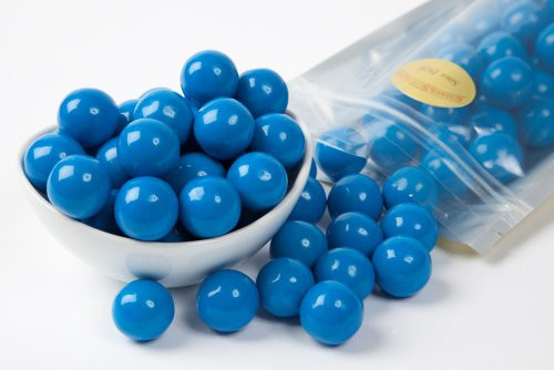 Blue Gourmet Gumballs  1 Pound Bag