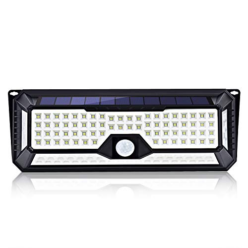 136 LED Solar Motion Lights Outdoor, Fityou Wireless Motion Sensor Light of 4 Sides with 3 Optional Modes, 270° Wide Angle, IP65 Waterproof Security Lighting Nightlight for Front Door,Garden,Patio