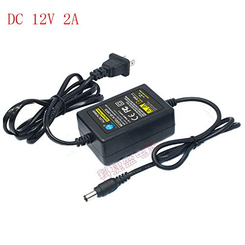 Longdex DC 12V 2A 24W Power Adapter 2-Prong AC 100-240V Switching Power Supply Transformer AC-DC Converter DC Jack 5.5x2.5mm Longdex DC 12V 2A 24W Power Adapter 2-Prong AC 100-240V Switching Power Supply Transformer AC-DC Converter DC Jack 5.5x2.5mm
