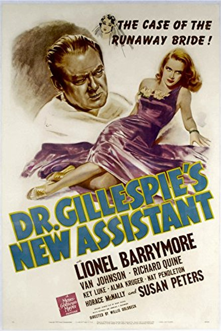Posterazzi Dr. Gillespie'S New Assistant From Left Lionel Barrymore Susan Peters 1942. Movie Masterprint Poster Print 11 x 17 Posterazzi Dr. Gillespie'S New Assistant From Left Lionel Barrymore Susan Peters 1942. Movie Masterprint Poster Print 11 x 17