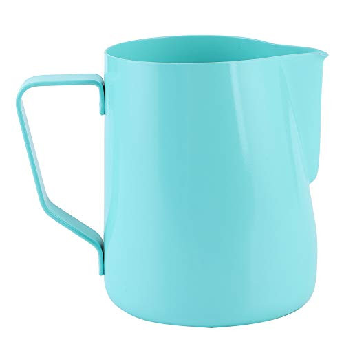 Frothing Pitcher Milk Cup Milk Frothing Pitchers Metal Frothing Pitcher Milk Frother Cup Frother and Pitcher Cafes for Home Kitchen blue Frothing Pitcher Milk Cup Milk Frothing Pitchers Metal Frothing Pitcher Milk Frother Cup Frother and Pitcher Cafes for Home Kitchen blue