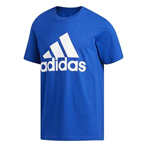 adidas mens Basic Badge of Sport Tee Collegiate Royal Medium