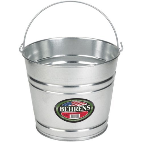 Behrens 1212GS 12-Quart Galvanized Steel Pail Behrens 1212GS 12-Quart Galvanized Steel Pail