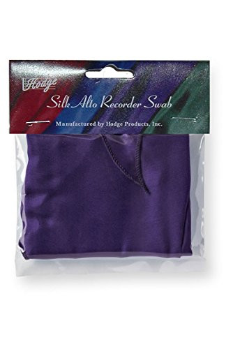 Hodge Silk Alto Recorder Swab - Purple