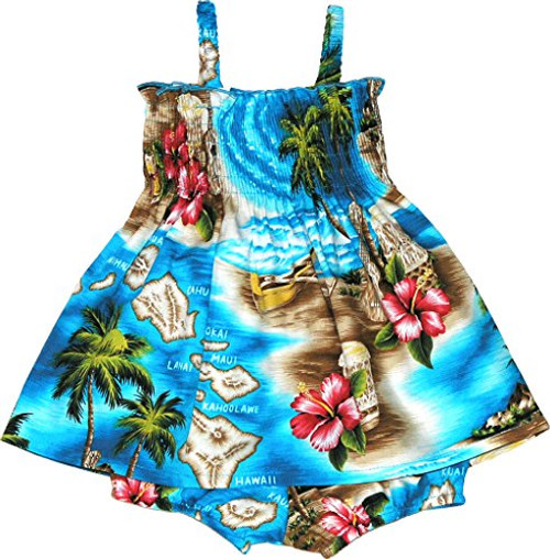 RJC Baby Girls Hibiscus Hawaiian Island Elastic Tube Top 2pc Set Navy Blue 2T RJC Baby Girls Hibiscus Hawaiian Island Elastic Tube Top 2pc Set Navy Blue 2T