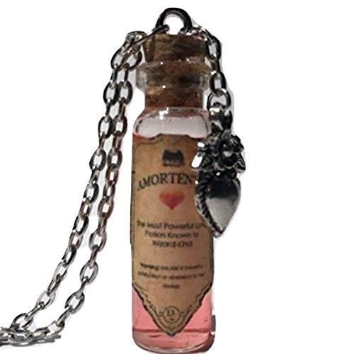 Harry Potter Amortentia Love Potion 1 1 2 Inches Glass Bottle Necklace