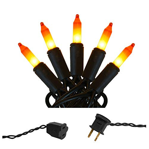 Lumabase 38901 Electric Mini String Lights  Orange
