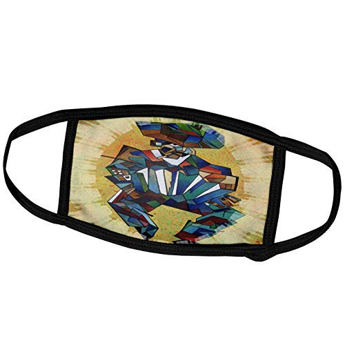 3dRose The Accordion Player - Accordion Blue Concertina Cubism Latin. - Face Covers fc_49385_1 3dRose The Accordion Player - Accordion Blue Concertina Cubism Latin. - Face Covers fc_49385_1