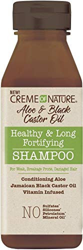 Creme Of Nature Aloe Black Castor Oil Shampoo  Pack of 2