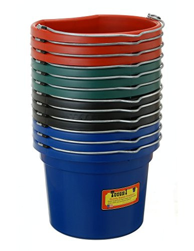 Tough 1 Flat Back Bucket  Red  8-Quart