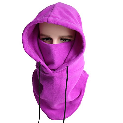XINGZHE Winter Balaclava Fleece Hood-Windproof Ski Mask-Cold Weather Face Mask for Skiing Snowboarding Running Motorcycling Cycling Tactical Huntingand Winter Sports Purple XINGZHE Winter Balaclava Fleece Hood-Windproof Ski Mask-Cold Weather Face Mask for Skiing Snowboarding Running Motorcycling Cycling Tactical Huntingand Winter Sports Purple