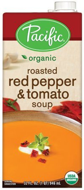 Pacific Foods Organic Creamy Roasted Red Pepper and Tomato Soup Pack of 2 Pacific Foods Organic Creamy Roasted Red Pepper and Tomato Soup Pack of 2