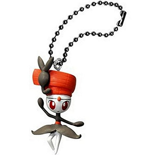 Pokemon BW Black and White Movie 2012 Swing Key Chain Figure Bandai - Meloetta  Pirouette Step Form
