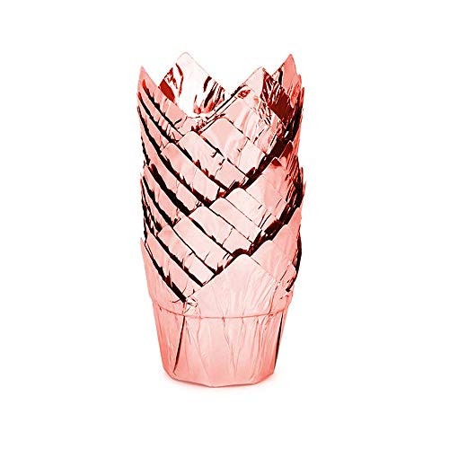 CHDHALTD Tulip Cupcake Liners Natural Baking Cups Paper 100pcs Oilproof Muffin Cake Wrapper Muffin Liners for Baking Cupcake Papers Baking Cups Pink CHDHALTD Tulip Cupcake Liners Natural Baking Cups Paper 100pcs Oilproof Muffin Cake Wrapper Muffin Liners for Baking Cupcake Papers Baking Cups Pink