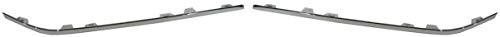 Bumper Molding compatible with Chrysler 300 2010 Chrysler 300 2010 Front LH and RH Side Set Of 2 Chrome
