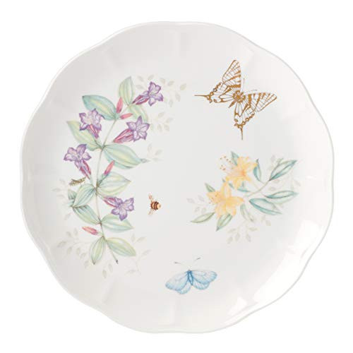 Lenox Butterfly Meadow Gold Swallowtail Dinner Plate  1.45 LB  Multi