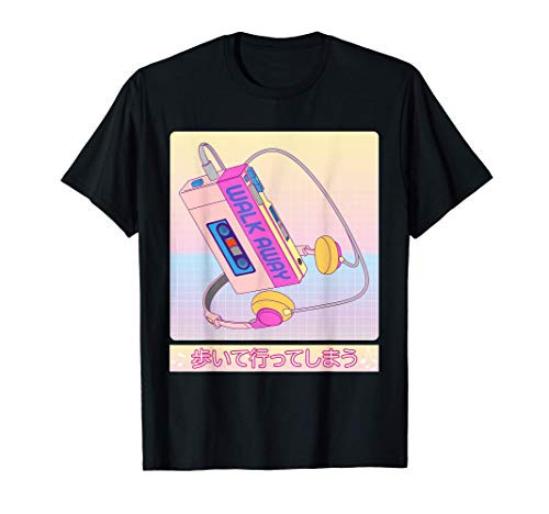 Vaporwave Cassette Player Retro 80s Japanese Otaku Art T-Shirt Vaporwave Cassette Player Retro 80s Japanese Otaku Art T-Shirt
