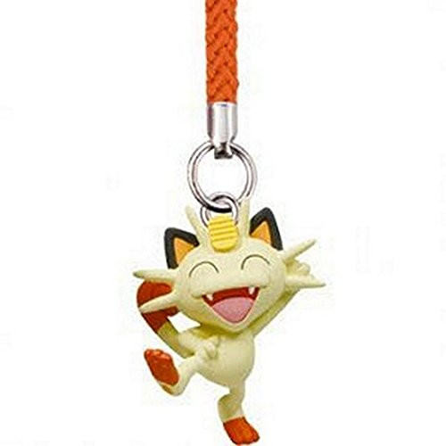 Pokemon BW Movie 2012 Part 2 Mascot Charm Strap-1" Meowth
