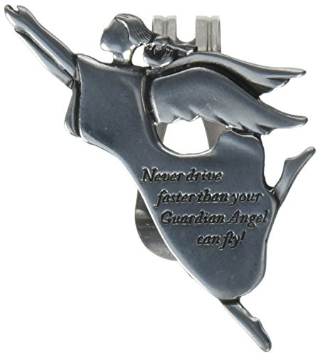 Cathedral Art KVC236 Angel Visor Clip, Never Drive Faster, 2-3/8-Inch