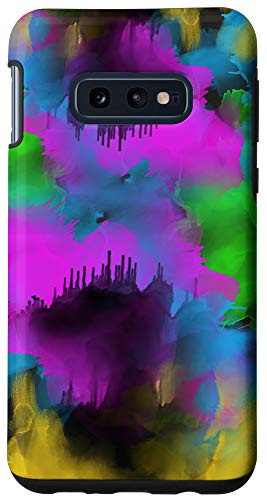 Galaxy S10e Colorful Paint Splatter Pattern Case