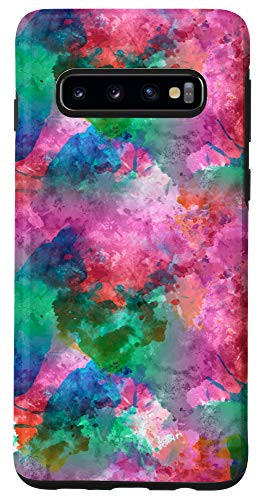 Galaxy S10 Clouded Paint Splatter Pattern Case