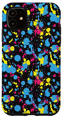 iPhone 11 Fun Paint Splatter Pattern Case