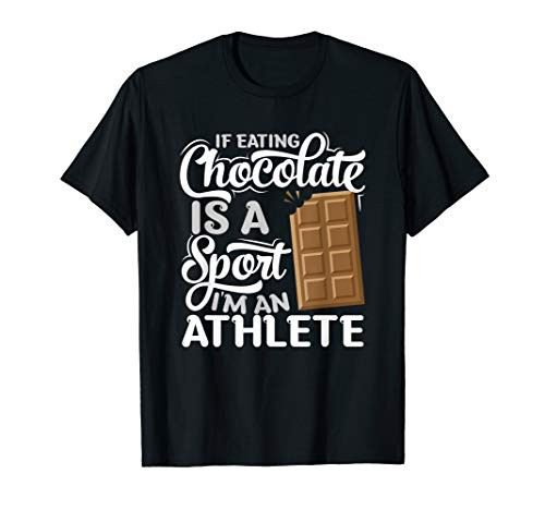 Funny Chocolate Chocoholic Fitness Athlete Gift I Choco Bar T-Shirt