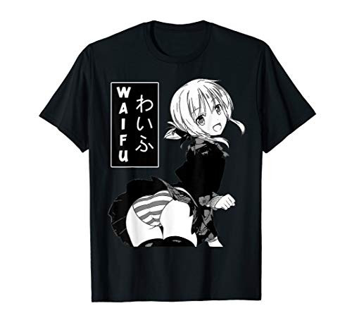 Waifu Material Hentai Ahegao Anime Manga Comics Tee Cosplay T-Shirt