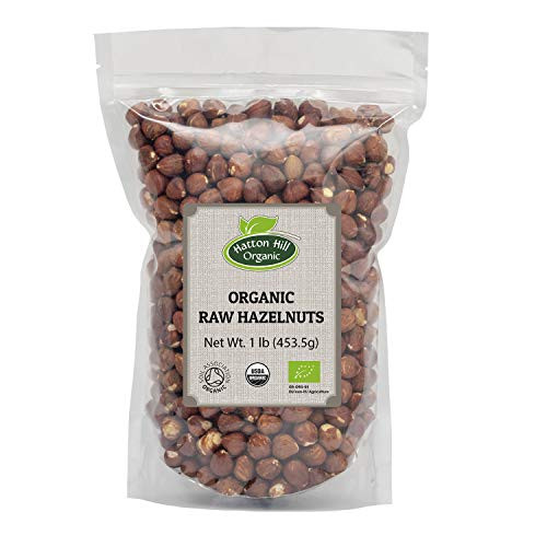 Organic Raw Hazelnuts 1lb by Hatton Hill Organic Organic Raw Hazelnuts 1lb by Hatton Hill Organic