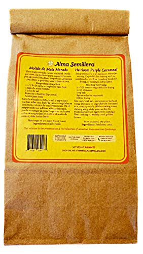 ALMA SEMILLERA Heirloom Cornmeal Polenta - Peruvian Purple