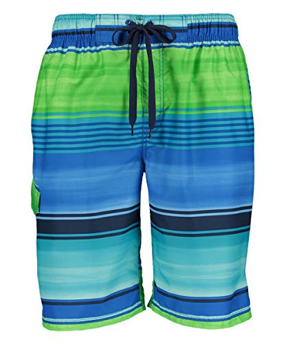 Kanu Surf Men's Echelon Swim Trunks  Regular  and  Extended Sizes   Avalon Royal Green  Medium