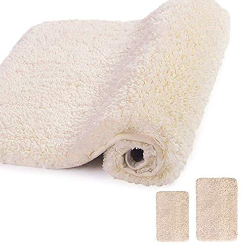 YOLOPARK Thick Plush Bathroom Rug Non Slip Bath Rugs Water Absorbent Bathroom Mat Machine Washable Shower Rugs Soft Microfiber Shaggy Bath Mats for Bathroom  20"x32"  Beige YOLOPARK Thick Plush Bathroom Rug Non Slip Bath Rugs Water Absorbent Bathroom Mat Machine Washable Shower Rugs Soft Microfiber Shaggy Bath Mats for Bathroom  20"x32"  Beige