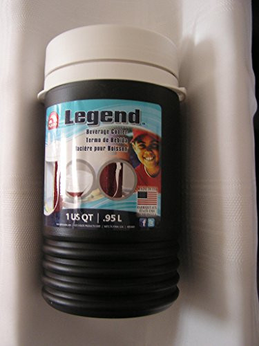 Igloo Legend 1 Qt Beverage Cooler with Carrying Strap BPA Free Black