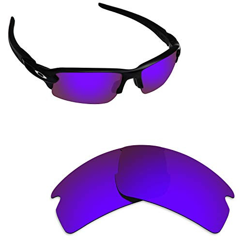 Alphax Plasma Purple Polarized Replacement Lenses for Oakley Flak 2.0 OO9295