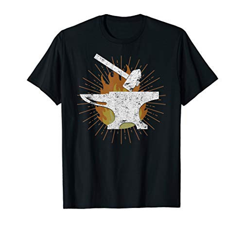 Forging Forge Blacksmith Gift Tee Knifemaker Gift Christmas T-Shirt