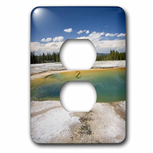 3dRose lsp_97410_6 Wyoming, Yellowstone NP, Geyser Basin, Pool-US51 JWI0286-Jamie and Judy Wild 2 Plug Outlet Cover Multicolor 3dRose lsp_97410_6 Wyoming, Yellowstone NP, Geyser Basin, Pool-US51 JWI0286-Jamie and Judy Wild 2 Plug Outlet Cover Multicolor