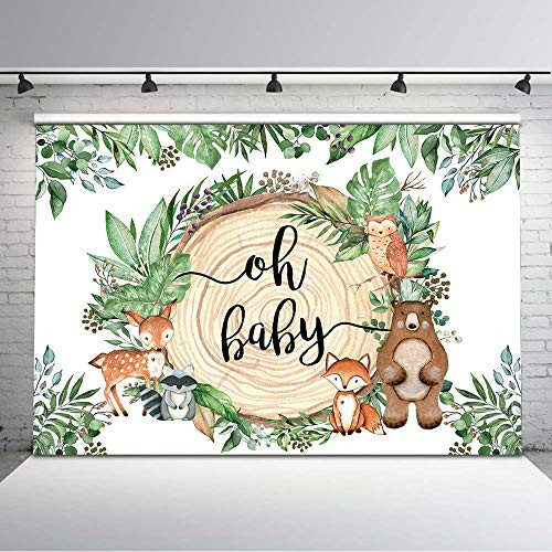 Avezano 7x5ft Woodland Animals Baby Shower Backdrop Oh Baby Boy Woodland Baby Shower Background Vinyl Safari Geenery Animals Baby Shower Backdrops Decorations Avezano 7x5ft Woodland Animals Baby Shower Backdrop Oh Baby Boy Woodland Baby Shower Background Vinyl Safari Geenery Animals Baby Shower Backdrops Decorations