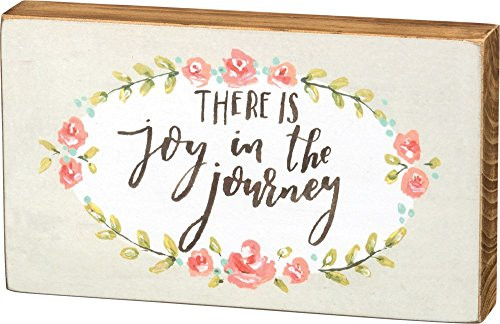 Primitives by Kathy Block Sign - There Is Joy In Journey Item: #37837 Primitives by Kathy Block Sign - There Is Joy In Journey Item: #37837