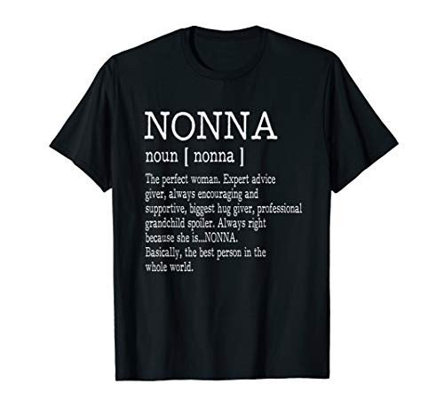Nonna Definition Grandma Mother Day Gifts Women T-Shirt Nonna Definition Grandma Mother Day Gifts Women T-Shirt