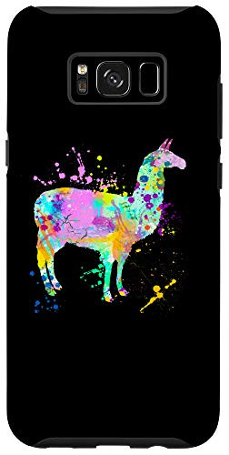 Galaxy S8Plus Llama Watercolor Paint Splash Artsy Love Llamas Alpaca Lover Case