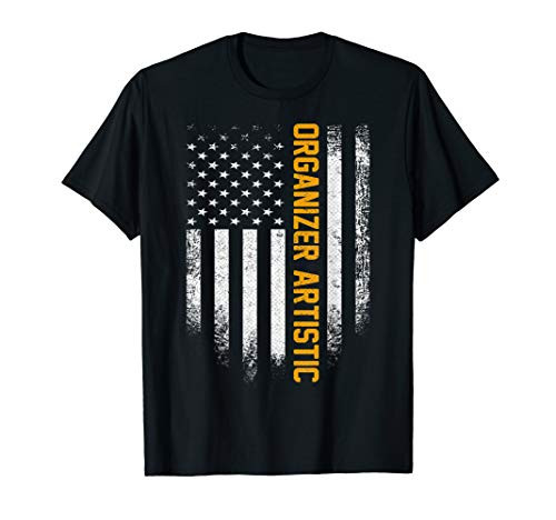 Vintage USA Organizer Artistic Distressed American Flag Gift T-Shirt Vintage USA Organizer Artistic Distressed American Flag Gift T-Shirt