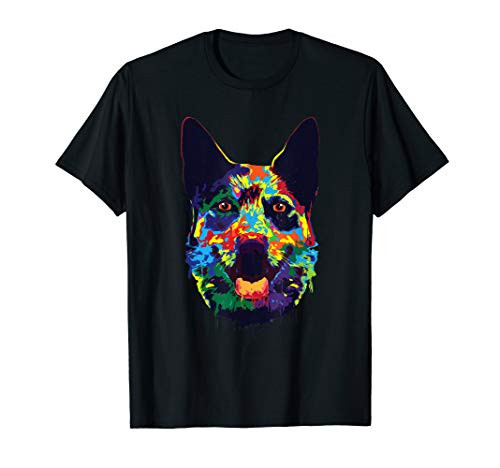 German shepherd dog owner Retro art paint - pet lover gifts T-Shirt German shepherd dog owner Retro art paint - pet lover gifts T-Shirt