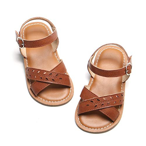 Felix  and  Flora Girls Brown Sandals - Toddler Girl Dress Shoes Size 12 Toddler Little Kid